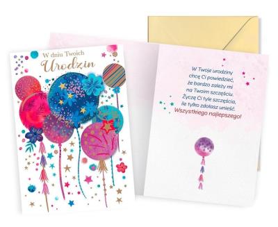 Opakowanie Karnet Urodziny