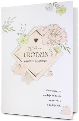 Opakowanie Karnet Urodziny