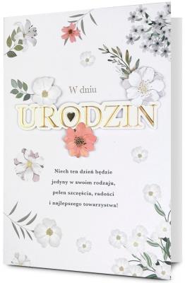 Opakowanie Karnet Urodziny