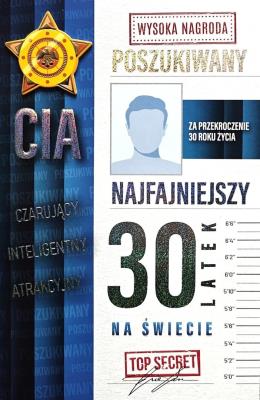 Opakowanie Karnet Urodziny 30 męskie poszukiwany