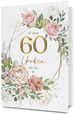 Opakowanie Karnet Urodziny 60