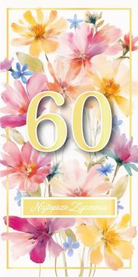 Karnet Urodziny 60. Wydawca: Armin Style. SmakLiter.pl Opakowanie Karnet Urodziny 60