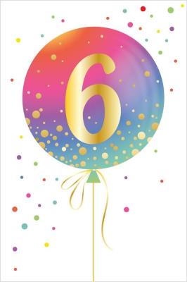 Opakowanie Karnet Urodziny - Age Balloon 6