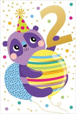 Opakowanie Karnet Urodziny - Birthday 2