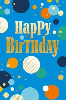 Opakowanie Karnet Urodziny - Birthday Dots
