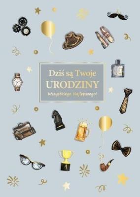 Opakowanie Karnet Urodziny dla niego