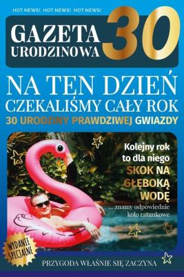 Karnet Urodziny gazeta 30. Wydawca: Armin Style. SmakLiter.pl Opakowanie Karnet Urodziny gazeta 30