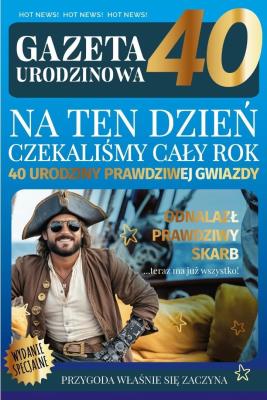 Karnet Urodziny gazeta 40. Wydawca: Armin Style. SmakLiter.pl Opakowanie Karnet Urodziny gazeta 40
