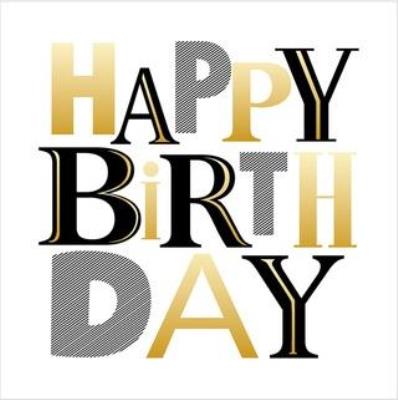 Opakowanie Karnet Urodziny - Monochrome Birthday