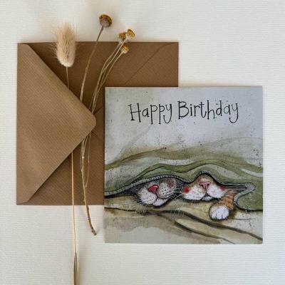 Karnet Urodziny Noski kotów. Wydawca: Alex Clark. SmakLiter.pl Opakowanie Karnet Urodziny Noski kotów