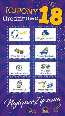 Opakowanie Karnet Urodziny Osiemnastka Gift-48