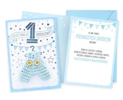 Opakowanie Karnet Urodziny Roczek