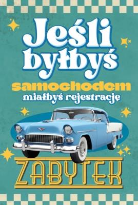 Opakowanie Karnet Urodziny Samochód zabytkowy męski