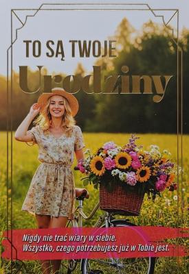 Opakowanie Karnet urodziny z wymiennymi cyframi JCX-235