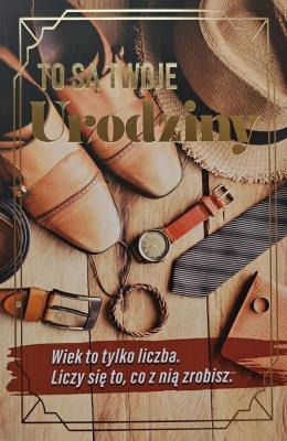 Opakowanie Karnet urodziny z wymiennymi cyframi JCX-240