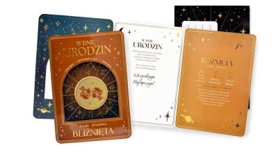 Opakowanie Karnet Urodziny (znaki zodiaku, Bliźnięta)