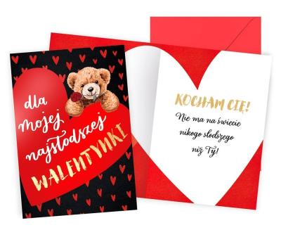 Opakowanie Karnet Walentynki