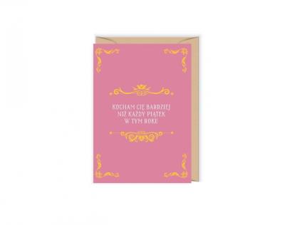 Opakowanie Karnet Walentynki