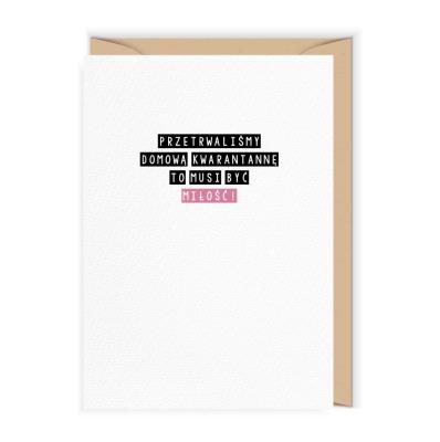 Opakowanie Karnet Walentynki