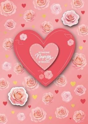 Opakowanie Karnet Walentynki wymienne napisy