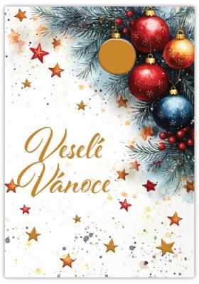 Karnet Wesołych Świąt - Vesele Vanoce Cestina. Wydawca: Trend. SmakLiter.pl Opakowanie Karnet Wesołych Świąt - Vesele Vanoce Cestina