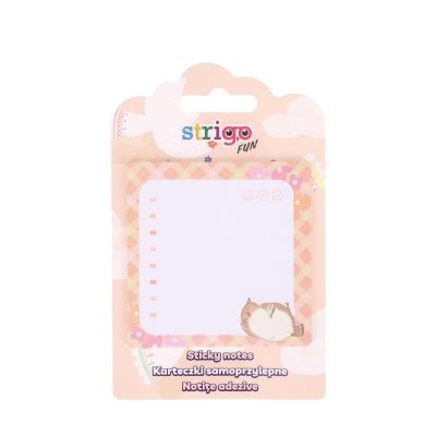 Karteczki samoprzylepne 73x73mm 20K pomarańczowe. Wydawca: Strigo. SmakLiter.pl Opakowanie Karteczki samoprzylepne 73x73mm 20K pomarańczowe