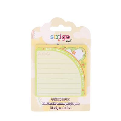 Karteczki samoprzylepne 73x73mm 20K żółte. Wydawca: Strigo. SmakLiter.pl Opakowanie Karteczki samoprzylepne 73x73mm 20K żółte