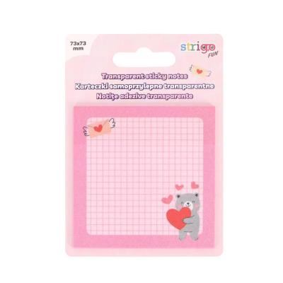 Karteczki samoprzylepne 73x73mm 50K różowe. Wydawca: Strigo. SmakLiter.pl Opakowanie Karteczki samoprzylepne 73x73mm 50K różowe