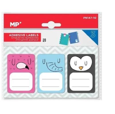 Opakowanie Karteczki samoprzylepne imienne zwierzątka 3x25szt