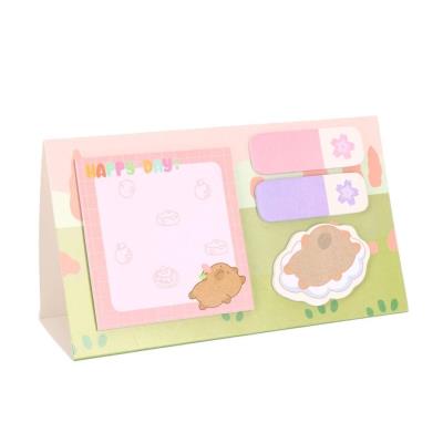 Opakowanie Karteczki samoprzylepne Kapibara (24szt) STRIGO