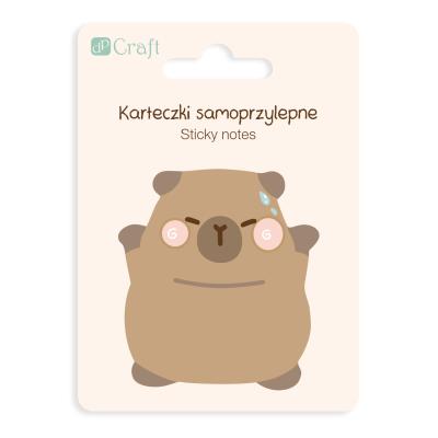 Karteczki samoprzylepne Kapibara Happy 6,2x6 cm 30k.. Wydawca: DP CRAFT. SmakLiter.pl Opakowanie Karteczki samoprzylepne Kapibara Happy 6,2x6 cm 30k.
