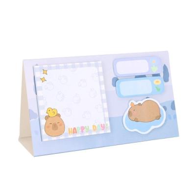 Karteczki samoprzylepne Kapibara z kaczuszką. Wydawca: Strigo. SmakLiter.pl Opakowanie Karteczki samoprzylepne Kapibara z kaczuszką