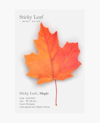 Opakowanie Karteczki samoprzylepne Klon czerwony S