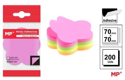 Opakowanie Karteczki samoprzylepne Kwiat 70x70mm 200szt