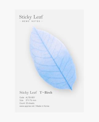 Opakowanie Karteczki samoprzylepne T Brzoza blue S