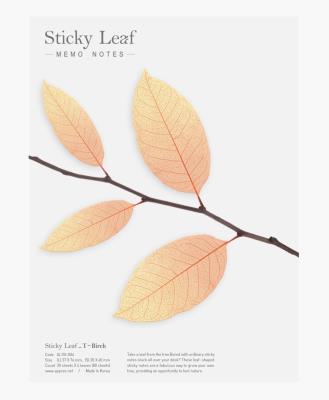 Opakowanie Karteczki samoprzylepne T Brzoza orange L