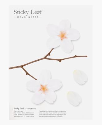 Opakowanie Karteczki samoprzylepne T Wiśnia white L