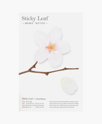 Opakowanie Karteczki samoprzylepne T Wiśnia white M