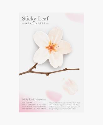 Opakowanie Karteczki samoprzylepne Wiśnia biała M