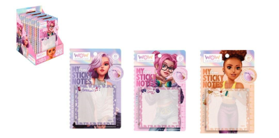 Karteczki samoprzylepne WOW MIX. Wydawca: Kids Euroswan. SmakLiter.pl Opakowanie Karteczki samoprzylepne WOW MIX