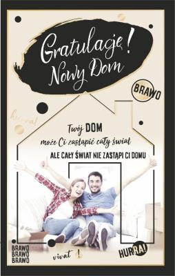 Opakowanie Kartka Gratulacje Nowy Dom U80D