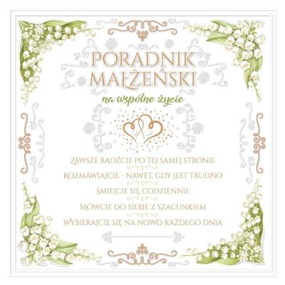 Opakowanie Kartka kw okolicznościowa Ślub