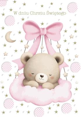 Kartka okolicznościowa Chrzest. Wydawca: Trend. SmakLiter.pl Opakowanie Kartka okolicznościowa Chrzest