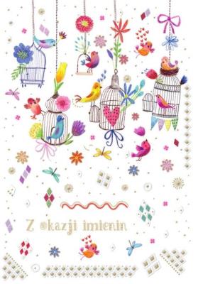 Opakowanie Kartka okolicznościowa Imieniny TS111