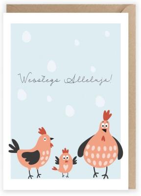 Opakowanie Kartka okolicznościowa Koguty, eko koperta K090