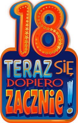 Opakowanie Kartka okolicznościowa Urodziny 18