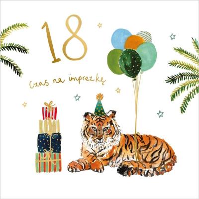 Opakowanie Kartka okolicznościowa Urodziny 18