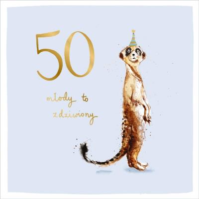 Opakowanie Kartka okolicznościowa Urodziny 50