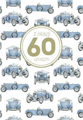 Kartka okolicznościowa Urodziny 60. Wydawca: Trend. SmakLiter.pl Opakowanie Kartka okolicznościowa Urodziny 60