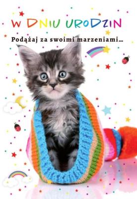 Opakowanie Kartka okolicznościowa Urodziny TS09